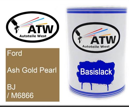 Ford, Ash Gold Pearl, BJ / M6866: 500ml Lackdose, von ATW Autoteile West.